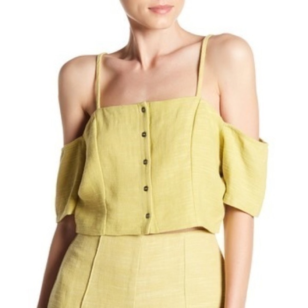 New ASTR the Label Amalia Cold Shoulder Tank sz S